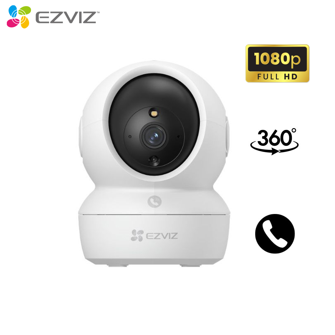 2.0MP - 1080P / IP-Wifi Pan/Tilt Dual Camera EZVIZ H6c Pro (ColorVu, Include Mic, Speaker)