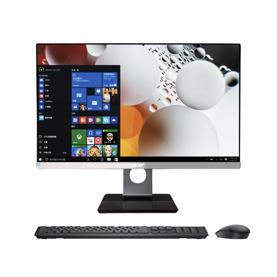 AIO ACER A6670 Core i3-10100T 2.4Ghz Turbo 3.8Ghz RAM DDR4 16Gb M.2 NVME 250Gb Monitor 23.8