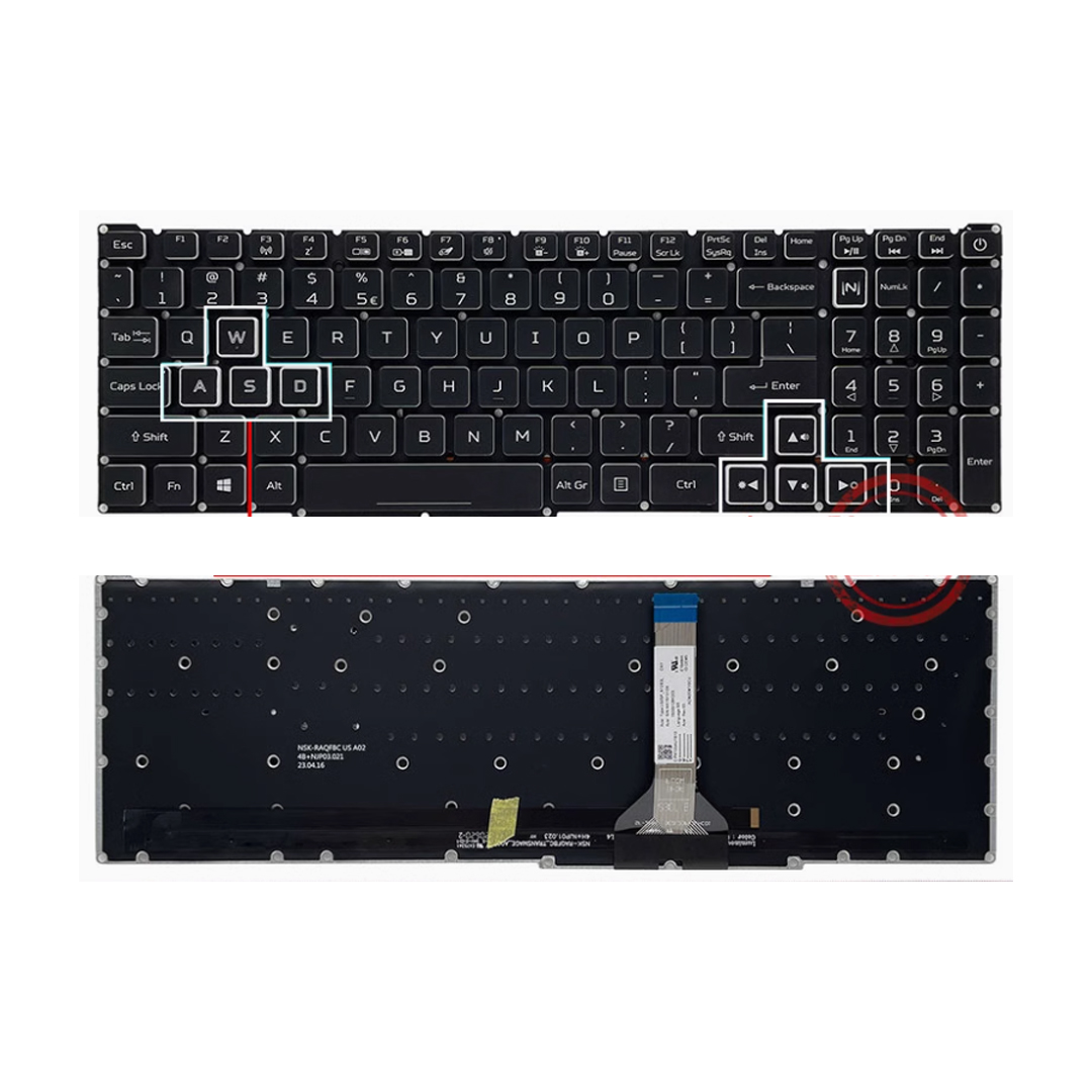 Acer AN515-58(LED) Keyboard TK50