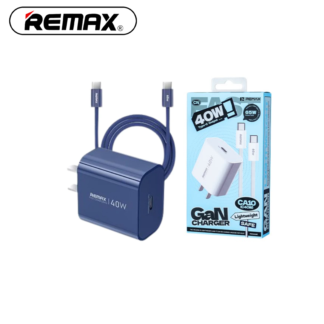 Adapter + Cable Type-C 40W GaN fast charging REMAX CA10(C40W)