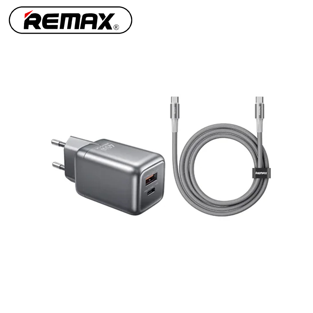 Adapter + Cable Type-C 45W GaN fast charging REMAX CA25(AC40W)