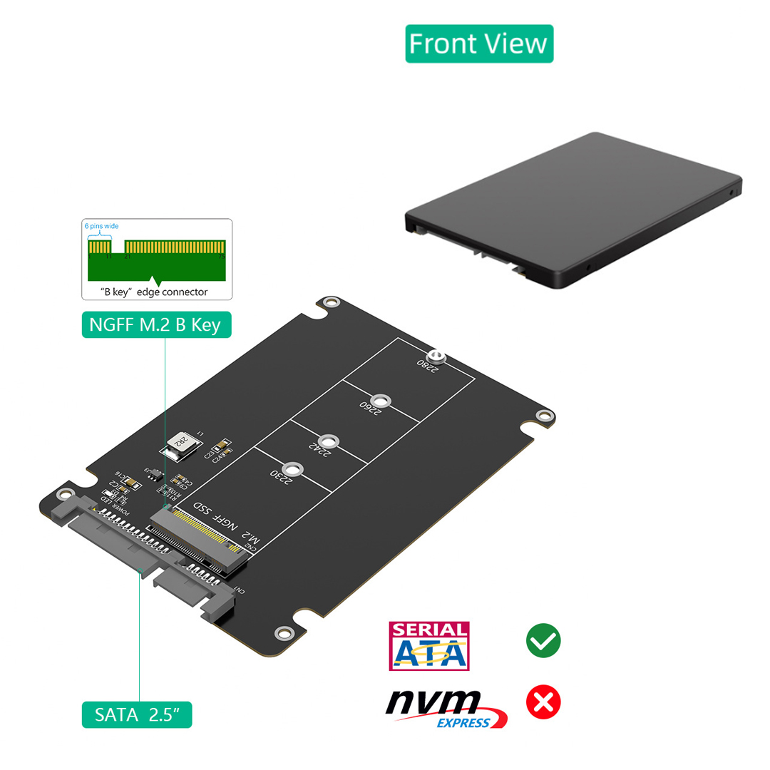 BOX M.2 SATA NGFF to SATA 2.5