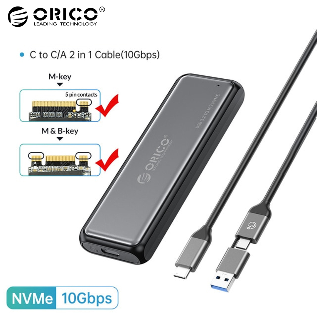 BOX SSD M.2 NVME/SATA Type-C / USB 3.2 ORICO DDNV-C3-G2