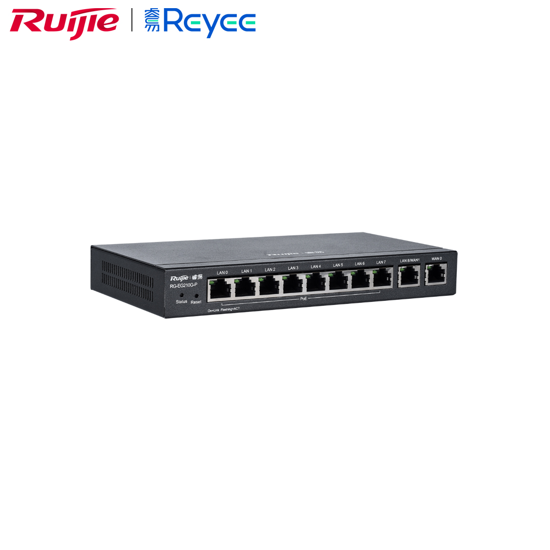 Balance router Ruijie Reyee RG-EG210G-P 10port(2Wan/8Lan PoE) Gigabit