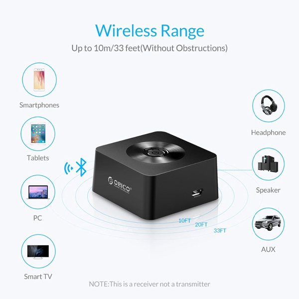 Bluetooth Sound Receiver ORICO BTS01-BK