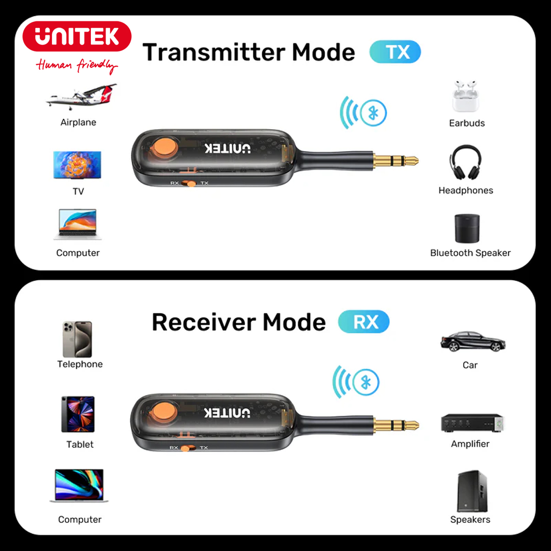 Bluetooth Sound Receiver/Transmitter Unitek B1111A01