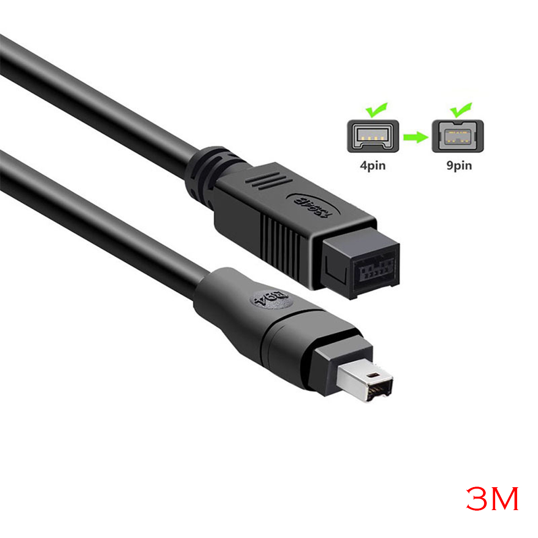 Cable 1394 4P-9P 3M