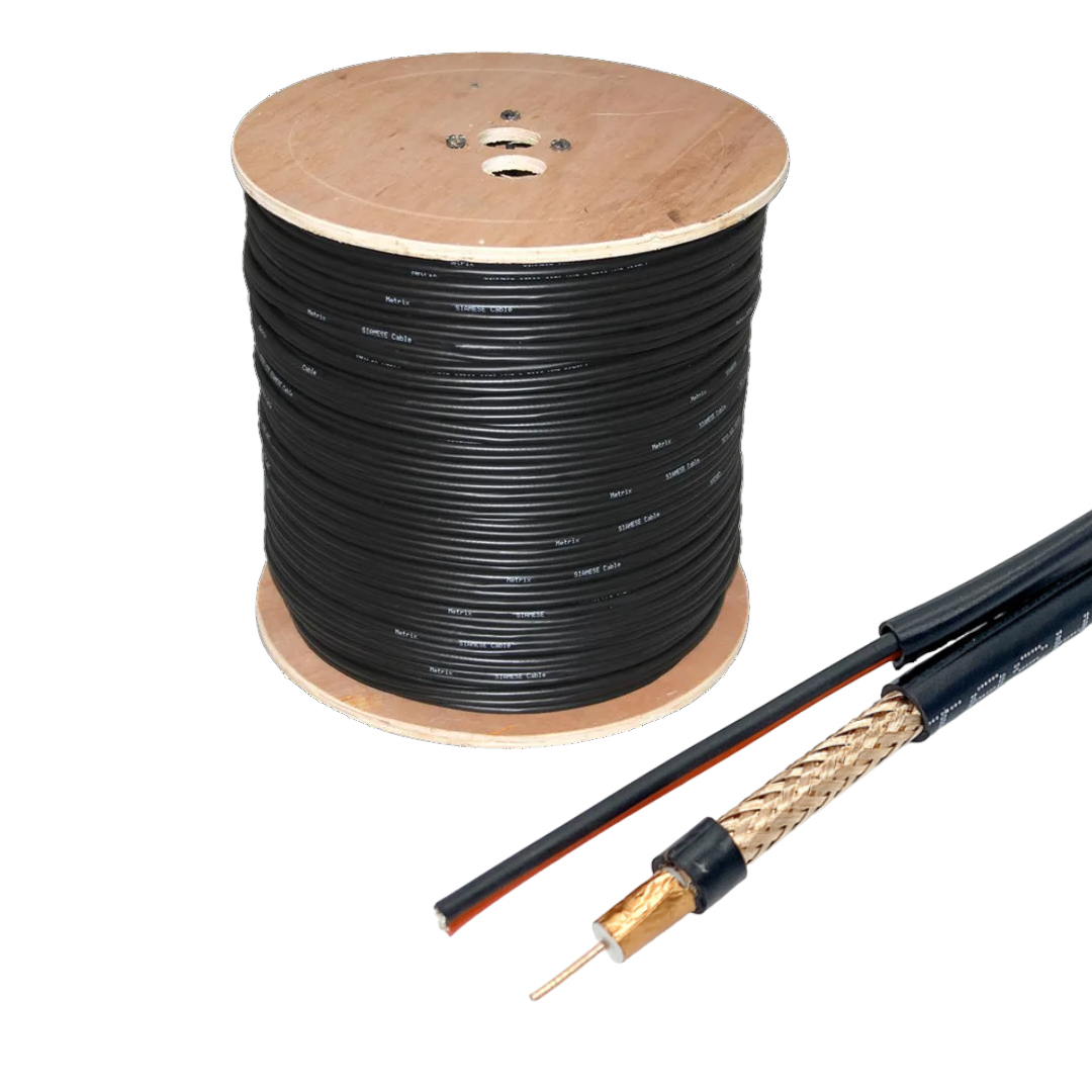 Cable Coaxial RG59+2C (MET)