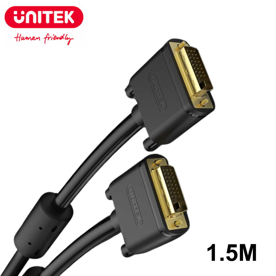 Cable DVI (24+1) 1.5M Unitek Y-C208A