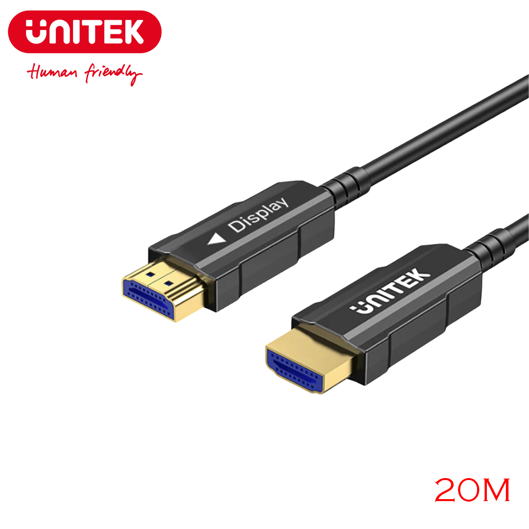 Cable HDMI (2.0 4K) 20M Active Optical Unitek C11072BK-20M
