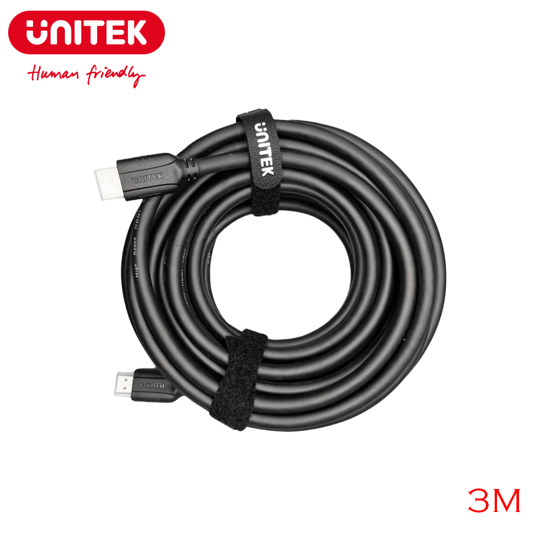 Cable HDMI (2.0 4K) 3M Unitek C11079ABK-3M