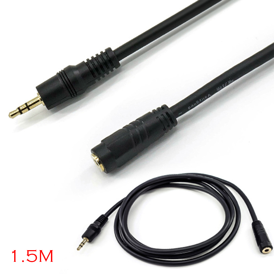 Cable Sound 3.5mm/3pole AUX 1Male to 1 Female 1.5M OEM