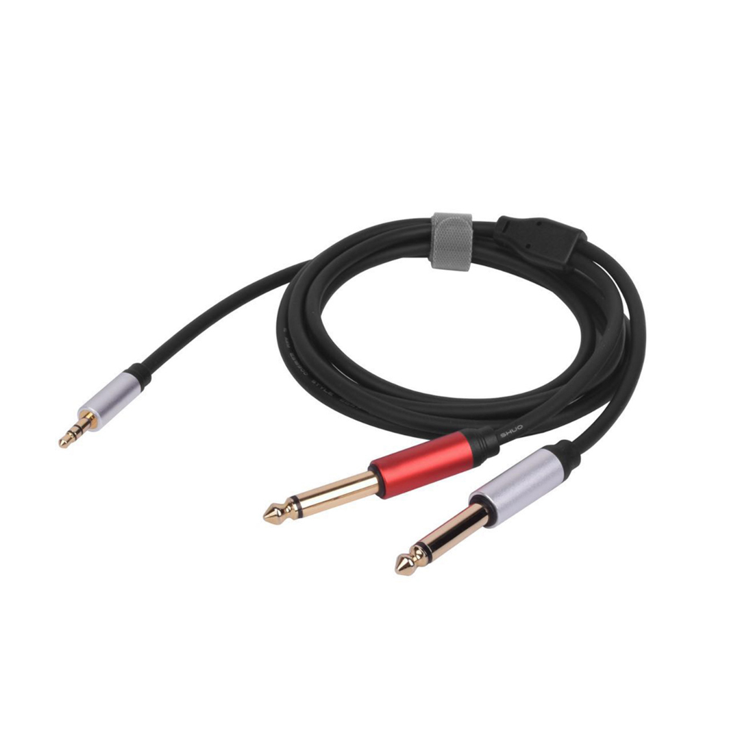 Cable Sound 3.5mm/3pole AUX 1Male to 6.35mm 2Male 1.5M OEM