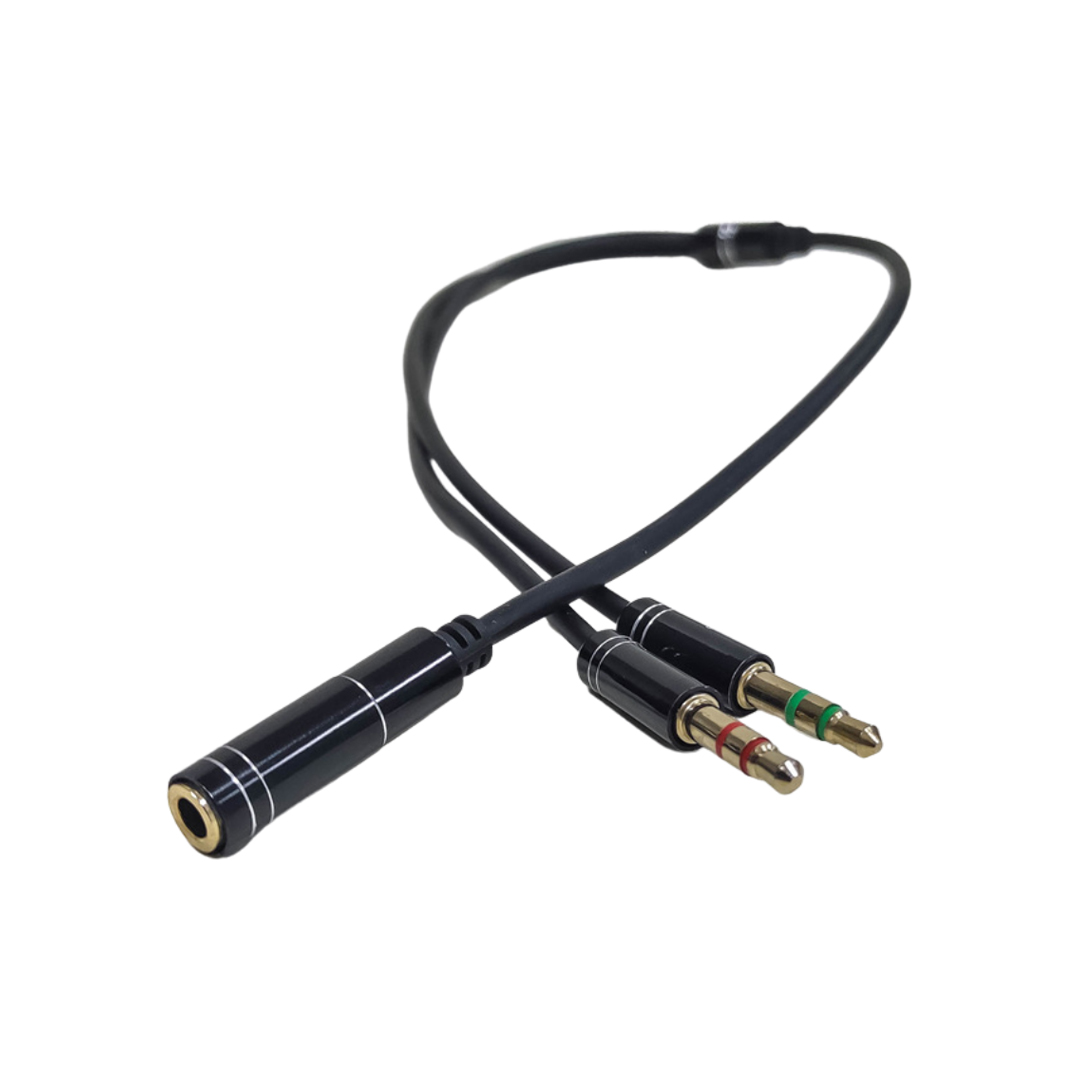 Cable Sound 3.5mm/4pole AUX 1Female to 3.5mm/3pole AUX 2Male 0.2M OEM