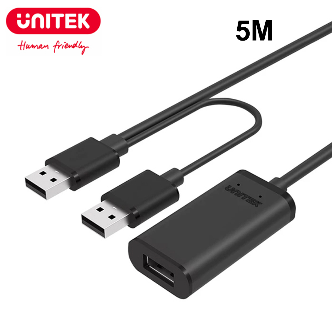 Cable USB(2.0) 5M Unitek Y-277