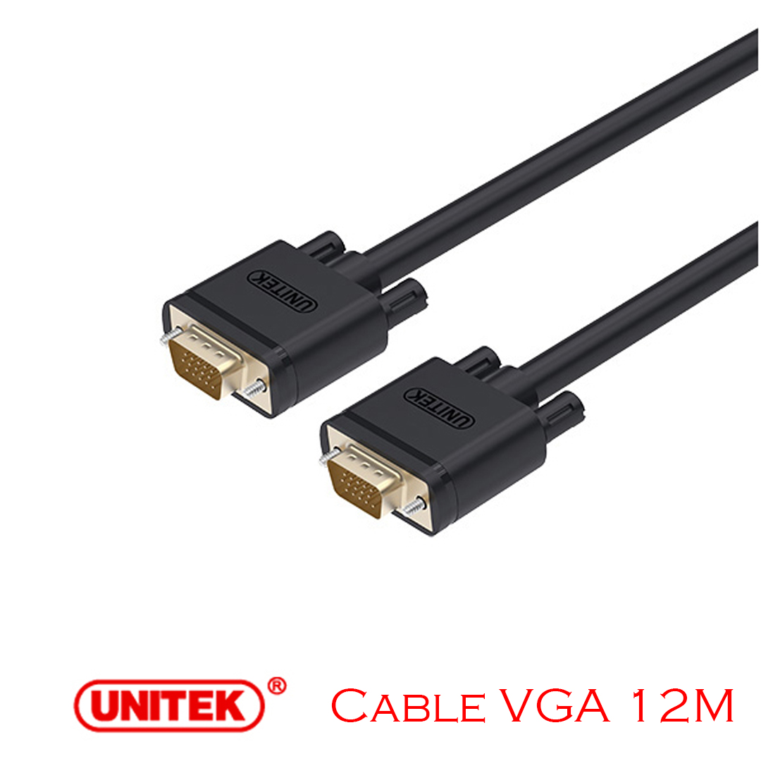 Cable VGA 12M Unitek Y-C535G