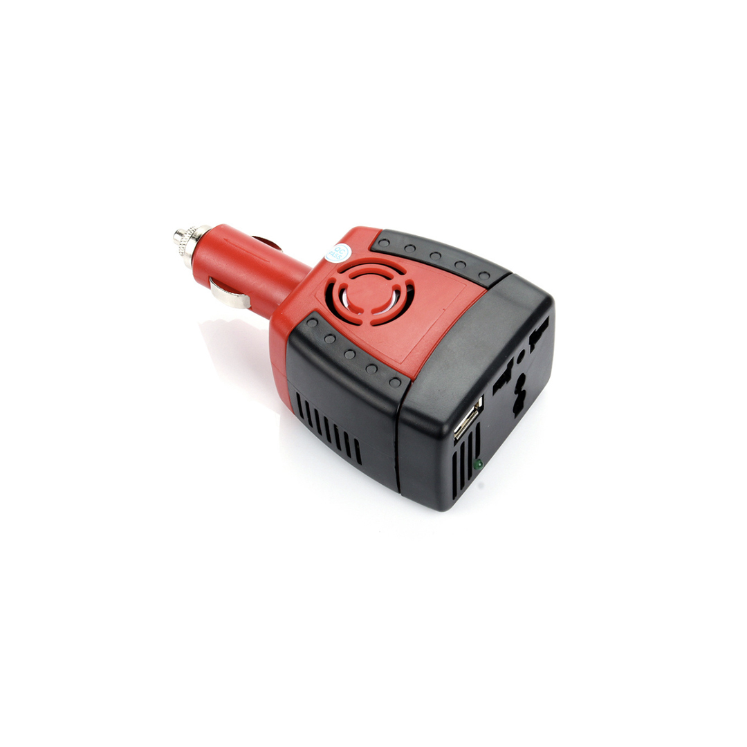 Car Power Inverter 150W | DC 12V to AC 220V Converter + USB 2.1A Charger