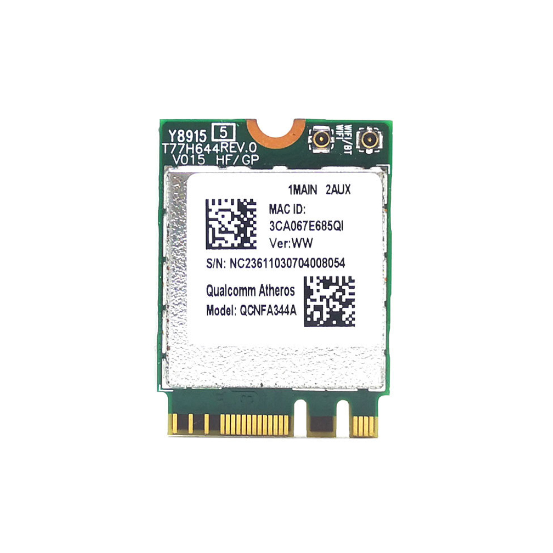 Card M.2 NGFF Wifi 2.4G 300Mbps + 5G 867Mbps + Bluetooth 4.0 DW1820 Atheros NFA344A