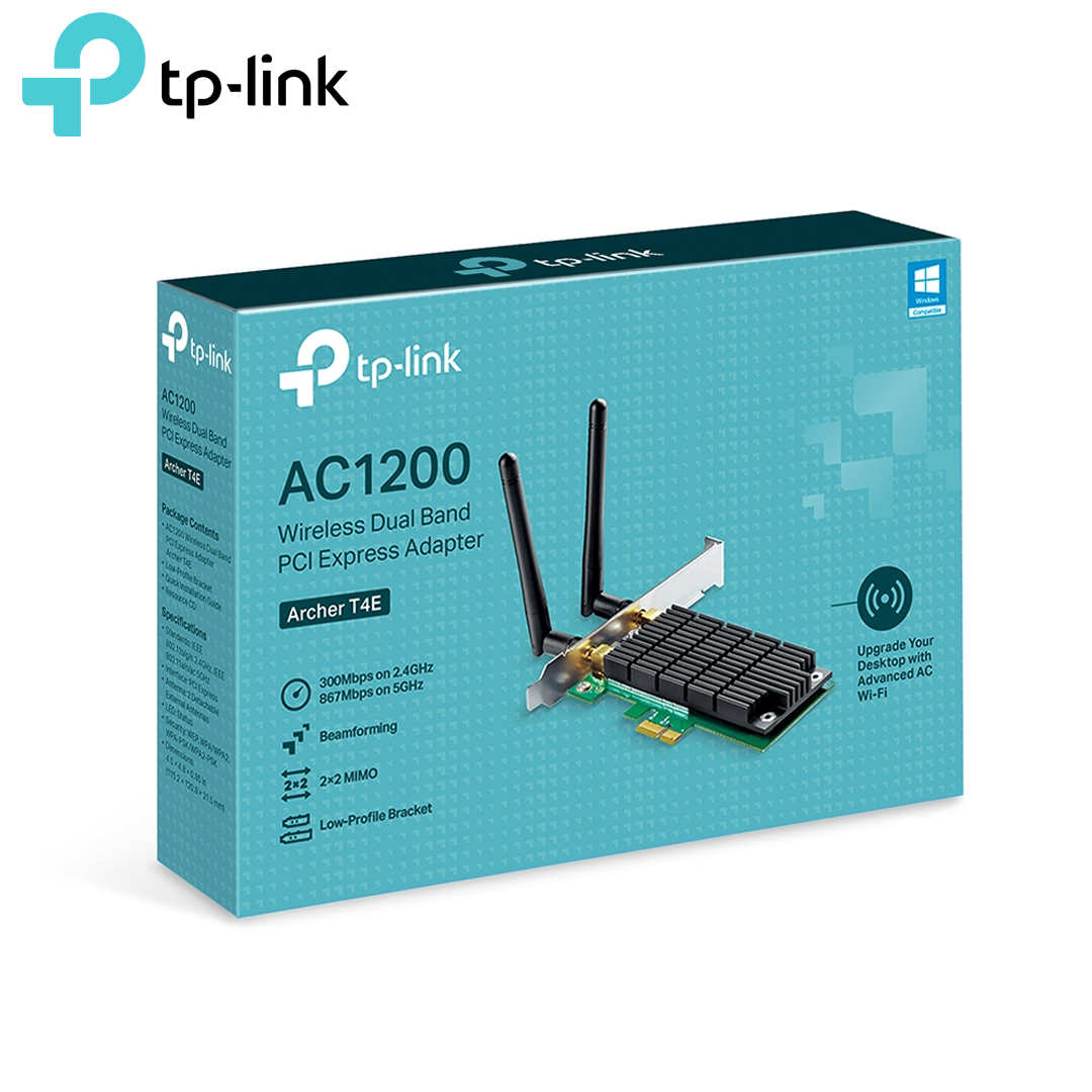 Card PCIex Wifi AC1200 TP-Link Archer T4E