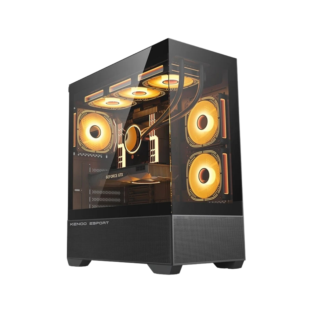 Case KENOO ESPORT AK400 Black / ATX / No FAN