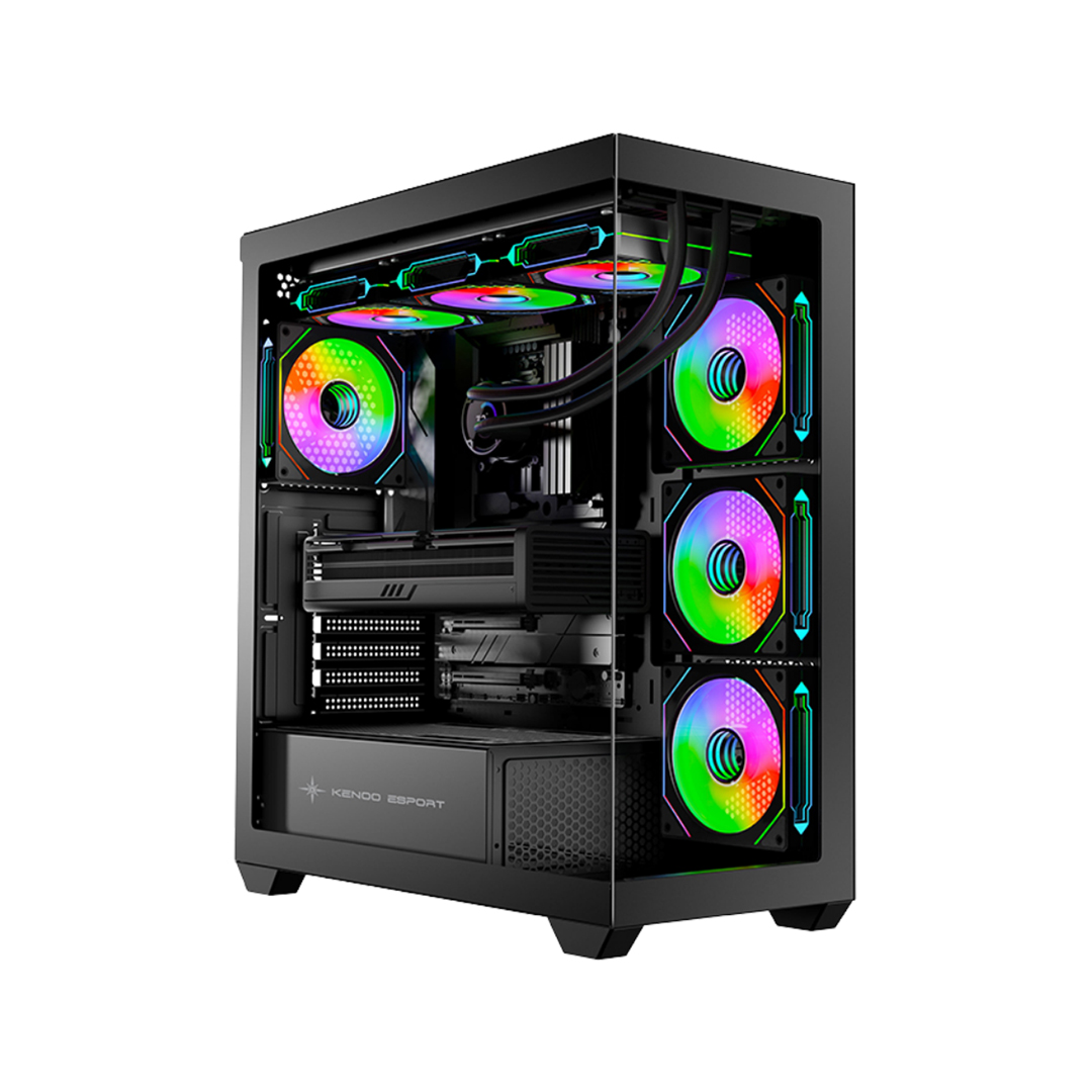 Case KENOO ESPORT FK820 Black / ATX / No FAN