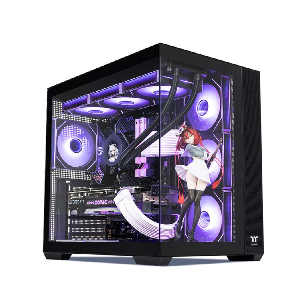 Case Thermaltake Steel Shadow Transparent EX Black / E-ATX / No FAN