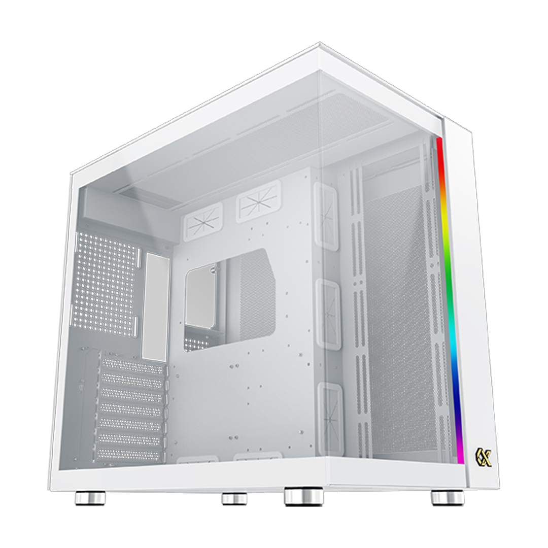 Case XIGMATEK AQUA Ultra White / EATX / No FAN