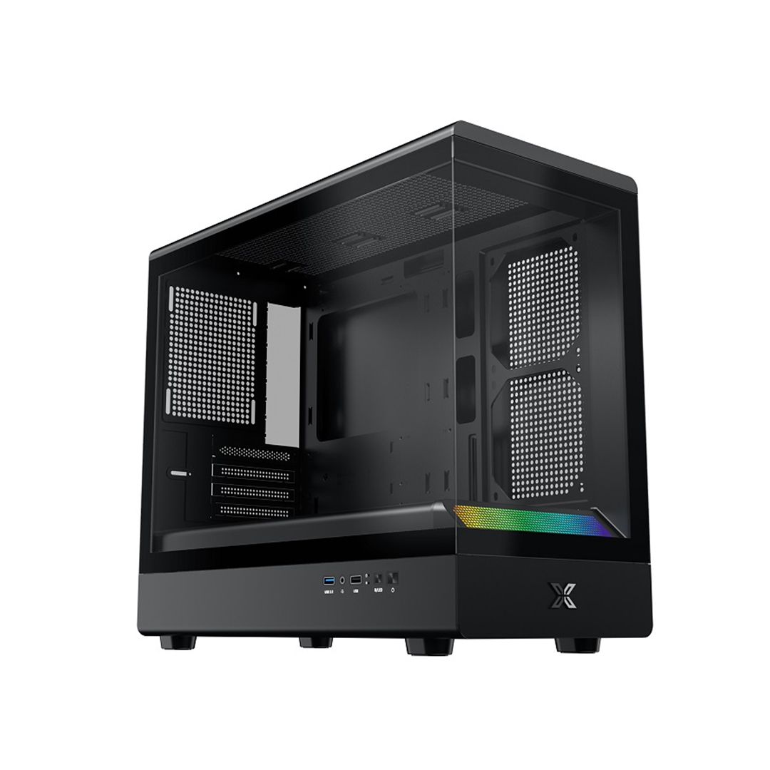 Case XIGMATEK PURA ML Black / mATX / No FAN