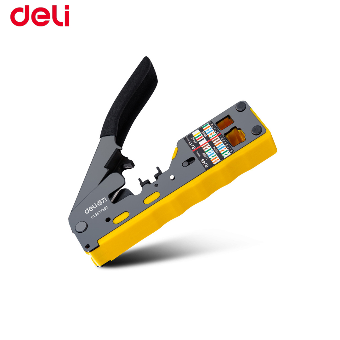 Crimp Tool RJ45/RJ11 deli DL381768T