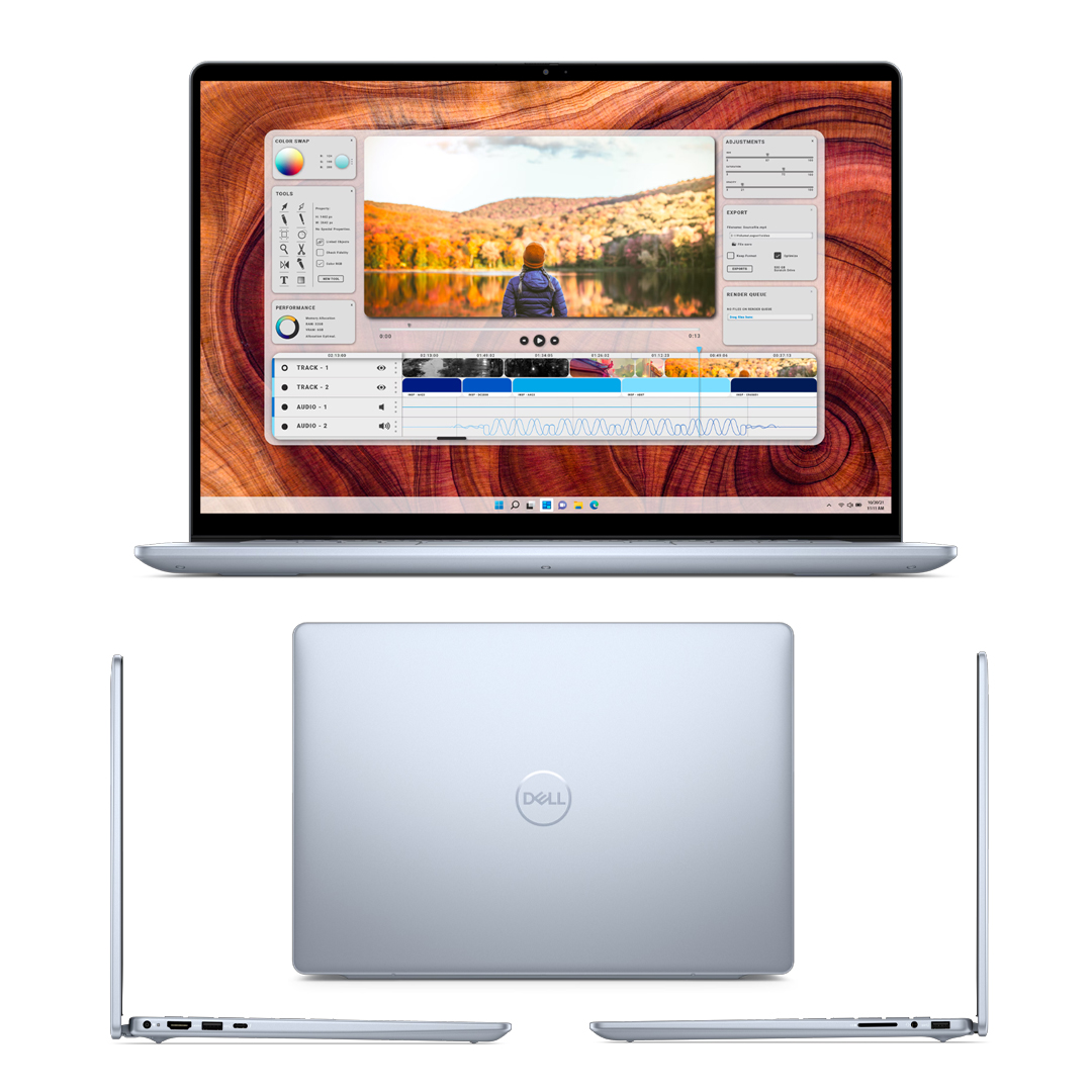 DELL Inspiron 16 Plus 7640 INTEL Core 7 240H Max Turbo 5.2Ghz RAM LPDDR5X 16Gb M.2 NVME 1Tb Monitor 16 QHD 2.5K (120Hz) Win11