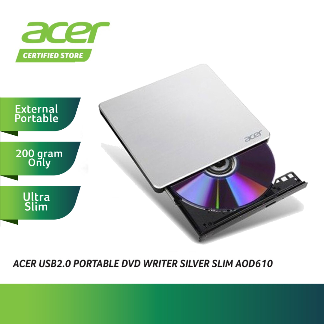 DVD RW External USB2.0 Acer AOD610