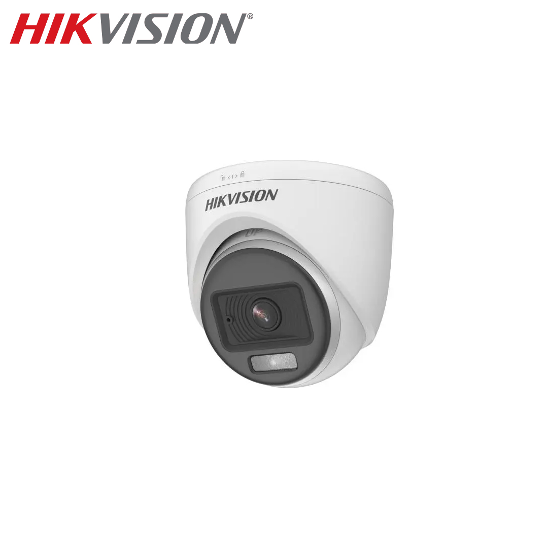 HDTVI 2.0MP - 1080P / Dome ColorVu Camera HIKVISION DS-2CE70DF0T-PFS / ກ້ອງວົງຈອນປີດ ອັດສຽງໄດ້