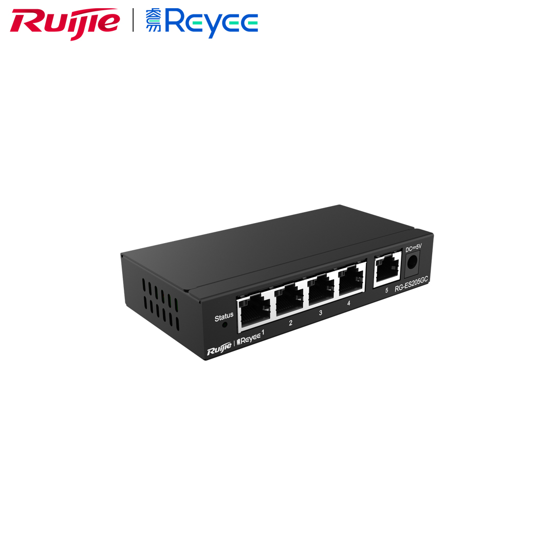 Ethernet Hub/Switch 05 port Gigabit Ruijie Reyee RG-ES205GC