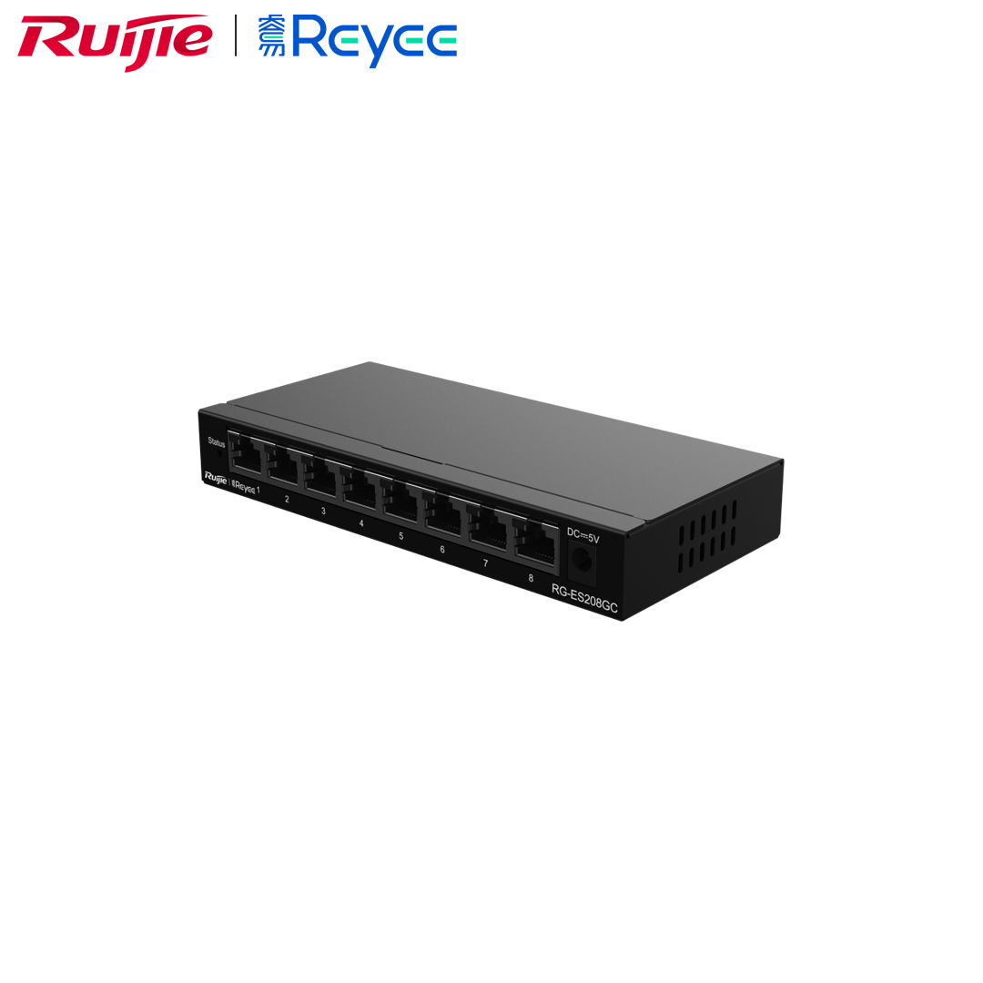 Ethernet Hub/Switch 08 port Gigabit Ruijie Reyee RG-ES208GC