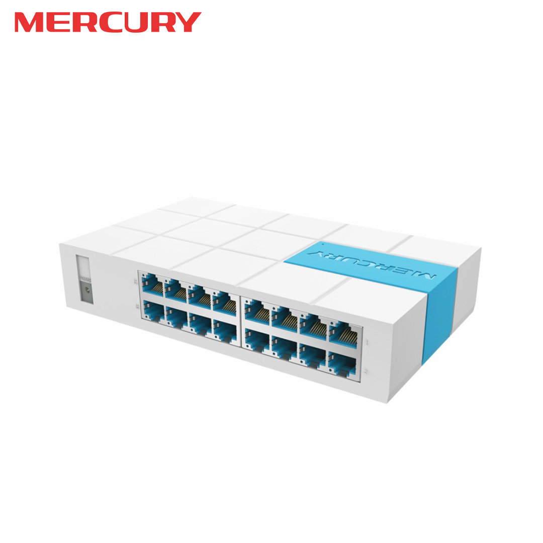 Ethernet Hub/Switch 16 port 10/100 Mercury S116M