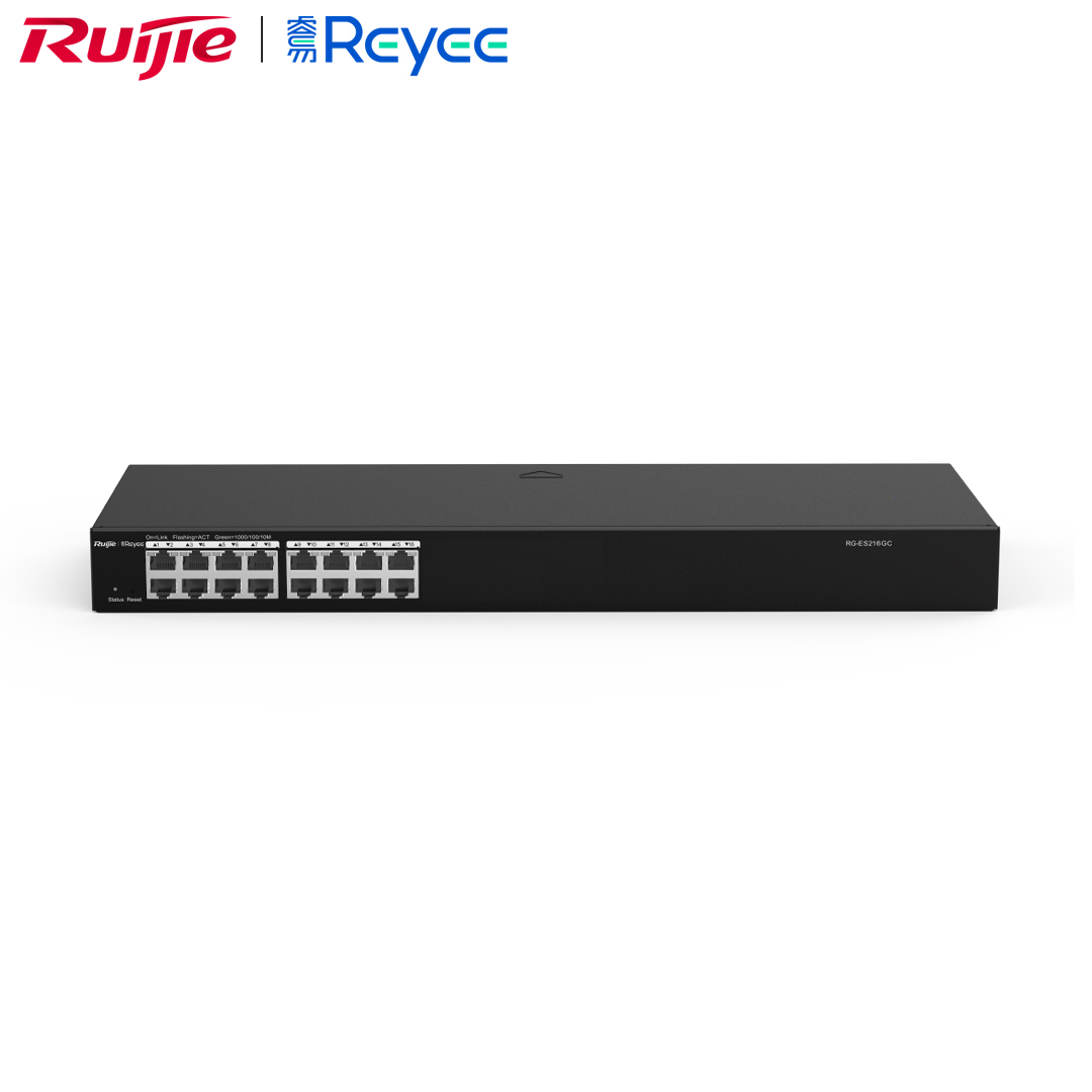 Ethernet Hub/Switch 16 port Gigabit Ruijie Reyee RG-ES216GC-V2