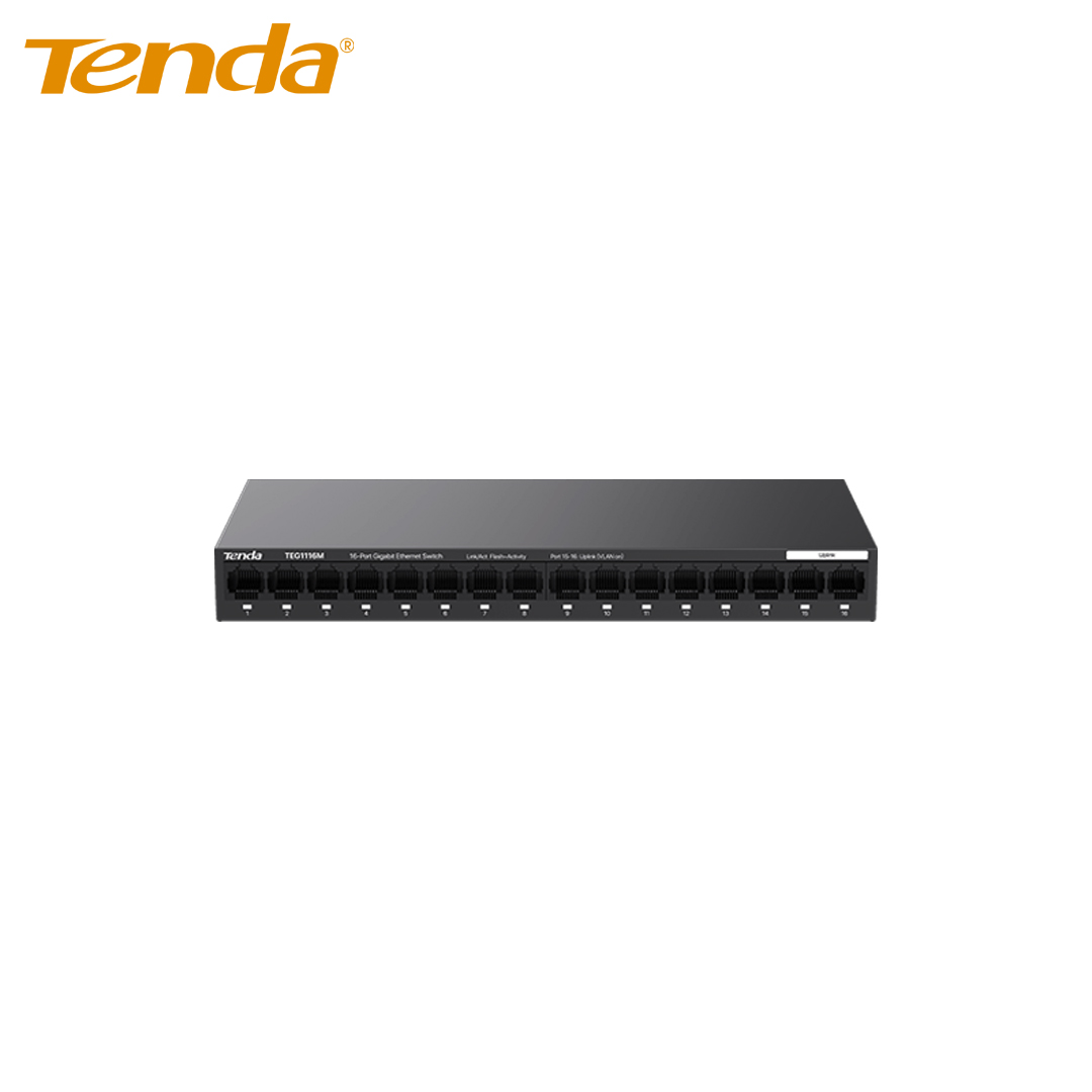 Ethernet Hub/Switch 16 port Gigabit Tenda TEG1116M