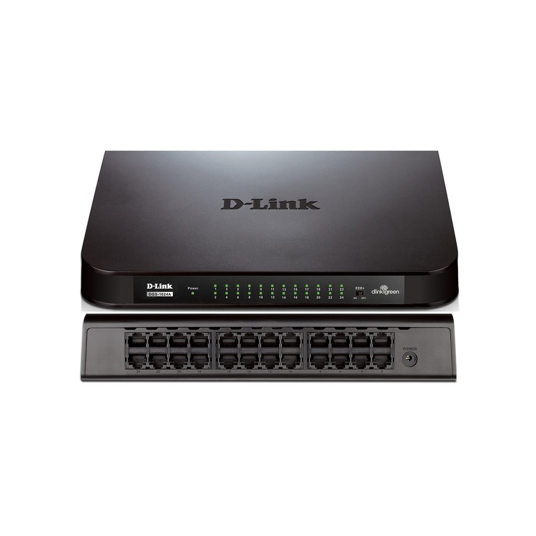 Ethernet Hub/Switch 24 port 10/100 D-LINK DES-1024A