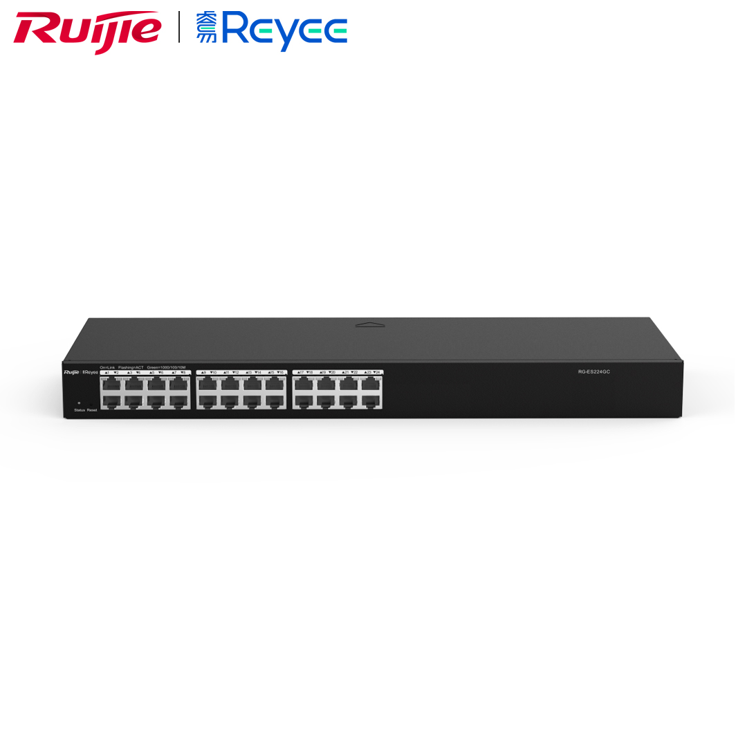 Ethernet Hub/Switch 24 port Gigabit Ruijie Reyee RG-ES224GC-V2