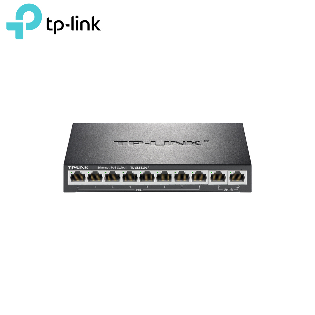 Ethernet Hub/Switch POE 08 port 10/100 + 2 port Uplink Gigabit TP-Link TL-SL1210LP