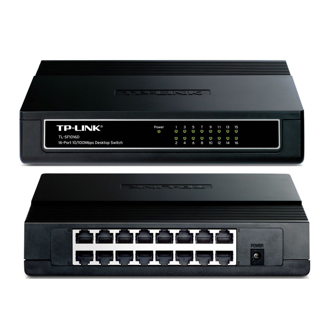 Ethernet Hub/Switch 16 port 10/100 TP-Link TL-SF1016D