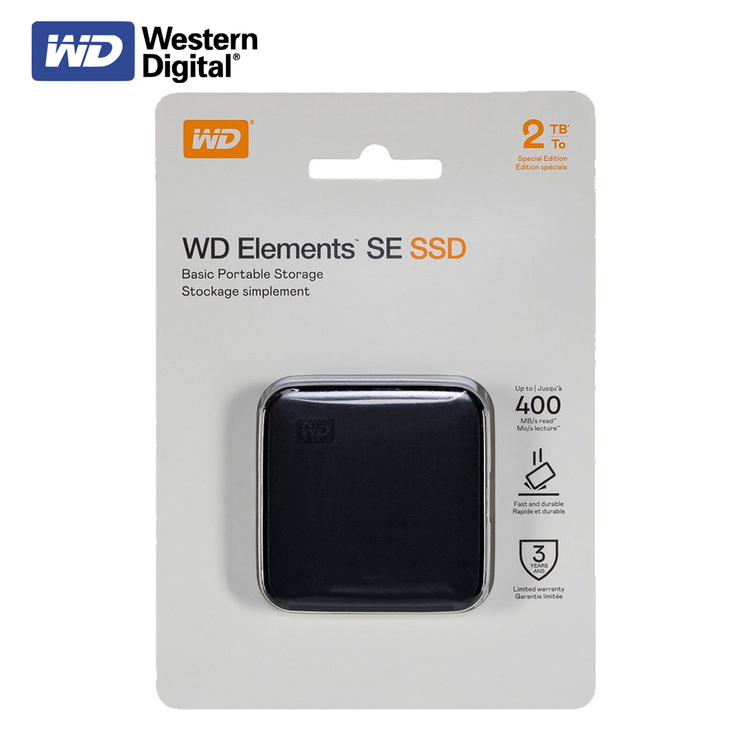 Portable SSD 2Tb WD Elements SE (USB3.2+Type-C)