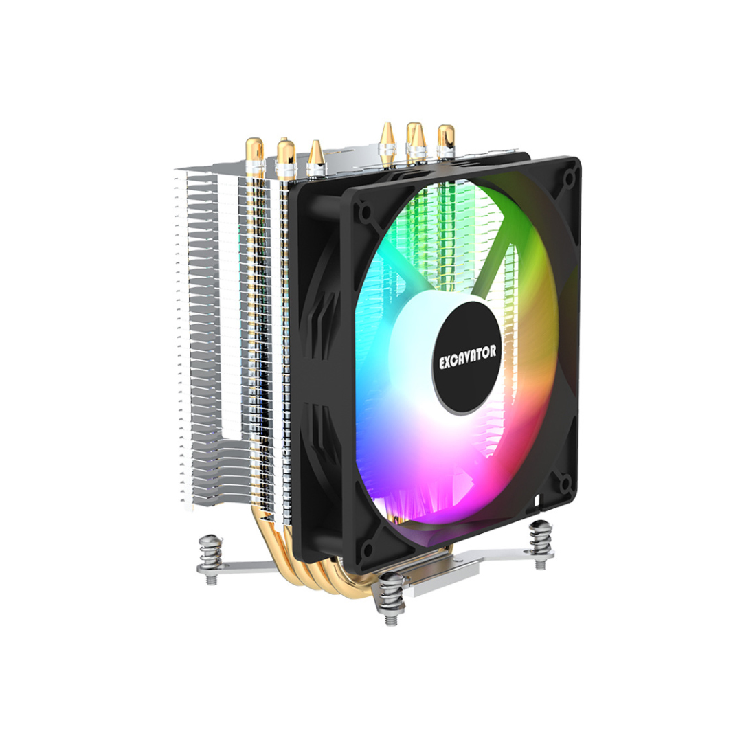 FAN CPU EXCAVATOR G400 LED / 9.2cm (Intel LGA 115x 1200, 1700 / AMD FM1, FM2, FM3, AM2, AM3, AM4)