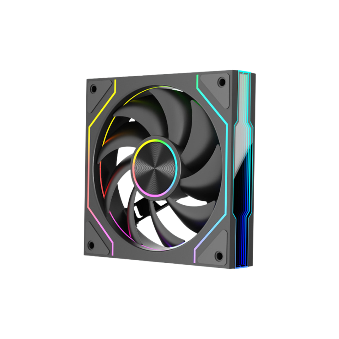 FAN Case ARGB (black 12cm 5v3p) COOLMOON 9PRO FORWARD