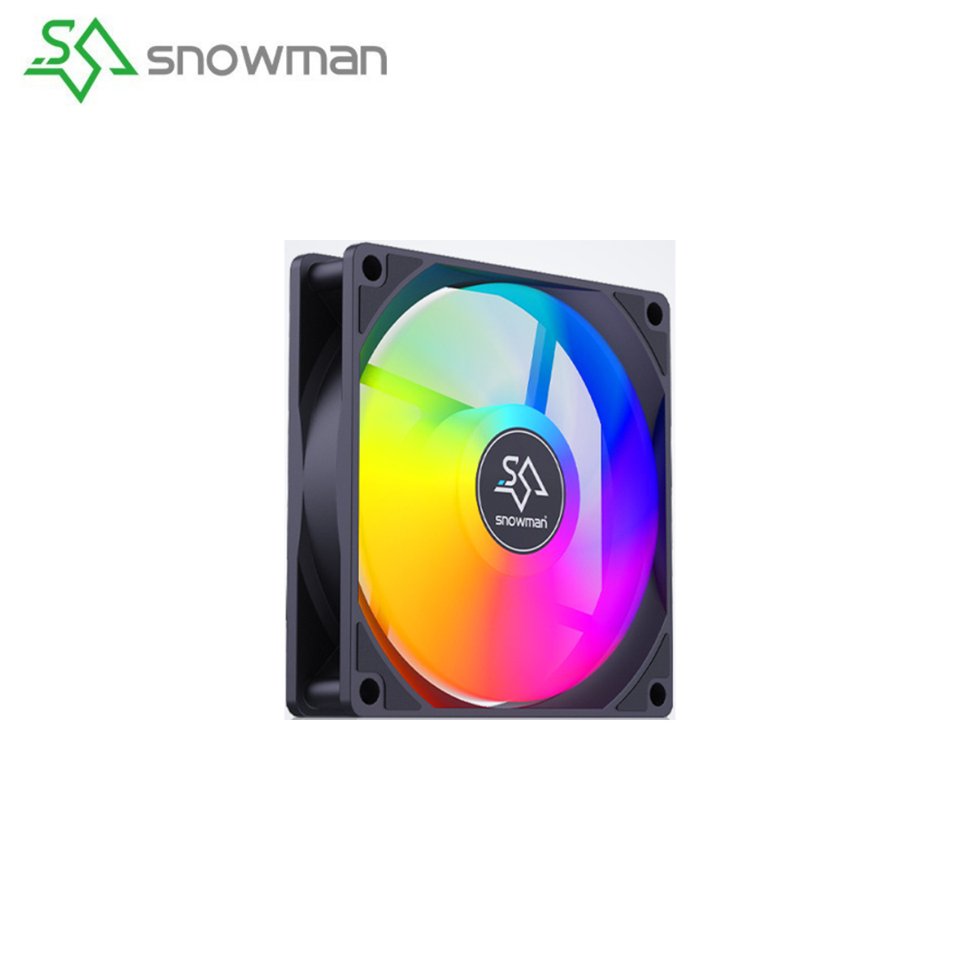 FAN Case RGB (black 12cm 4p) SNOWMAN BF120