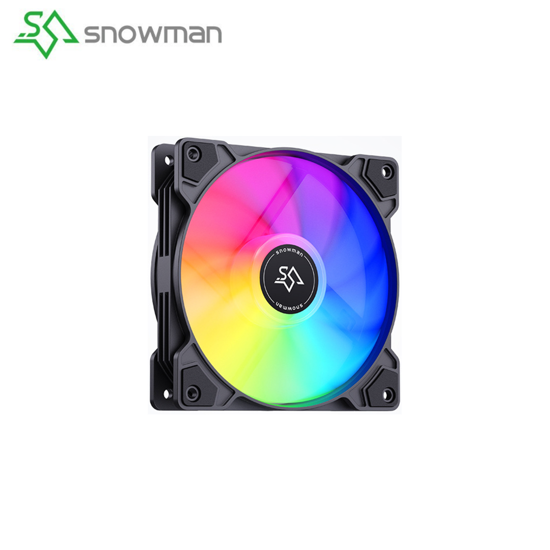 FAN Case RGB (black 12cm 4p) SNOWMAN XF120