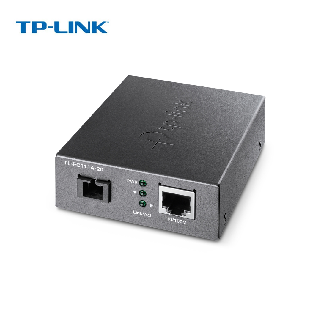 Fiber Converter LAN 100M to SC port (20km) TP-Link TL-FC111A-20