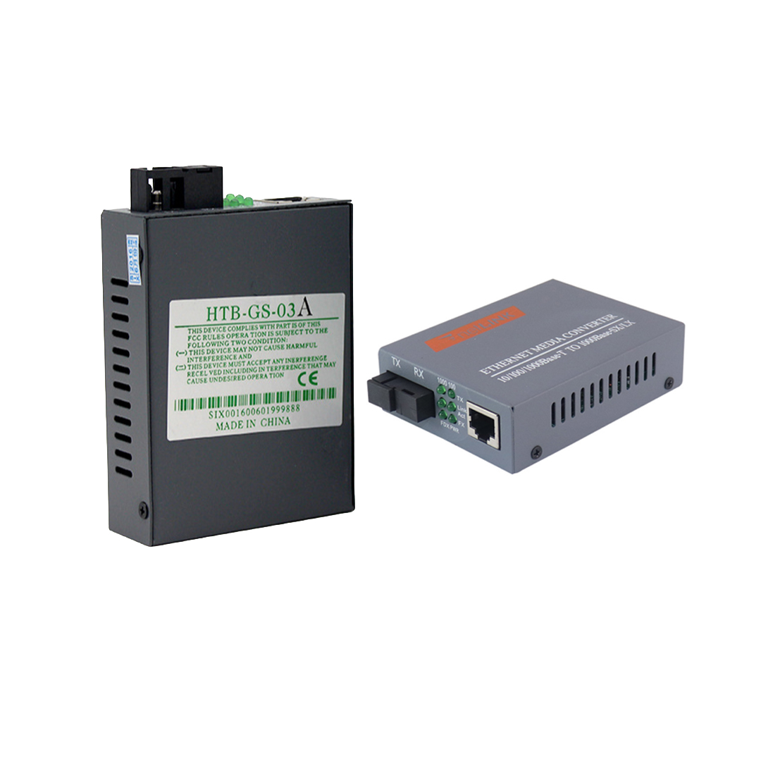 Fiber Converter LAN Gigabit to SC port (1km) NESTONG HTB-GS03-A