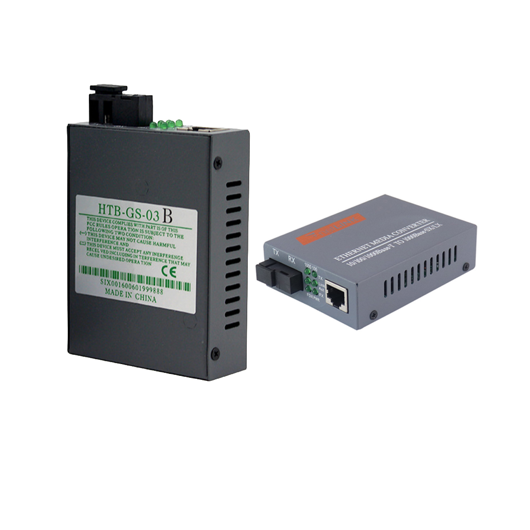 Fiber Converter SC to LAN Gigabit port (1km) NESTONG HTB-GS03-B