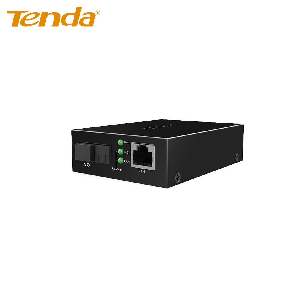 Fiber Converter LAN 100M to SC port (20km) Tenda TFC100A